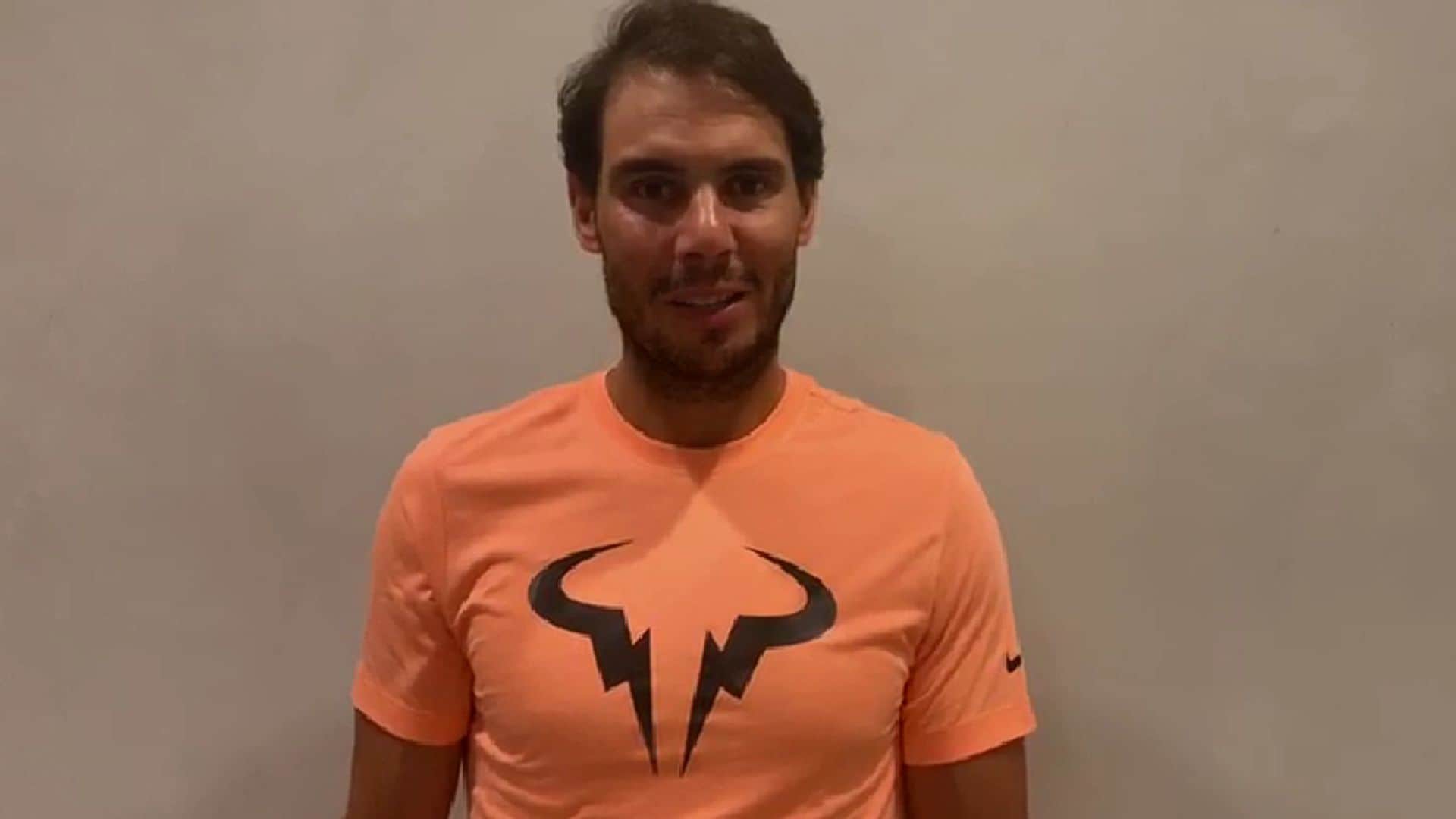 El esperanzador mensaje de Rafael Nadal a los 'héroes' y los afectados por la crisis del coronavirus