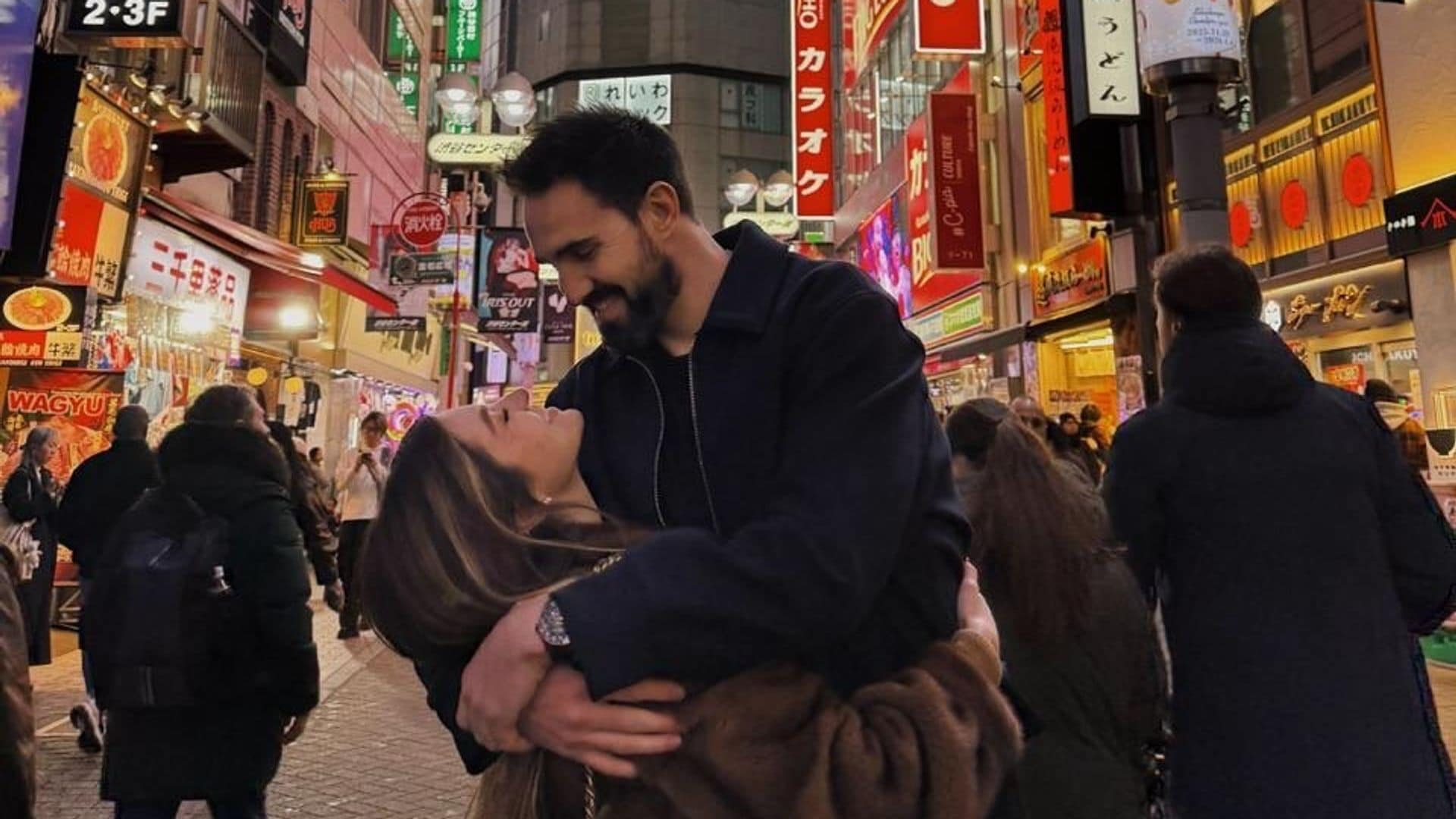 Sofía Castro junto a su esposo Pablo Bernot.
