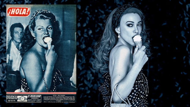 Marta Hazas se convierte en Rita Hayworth