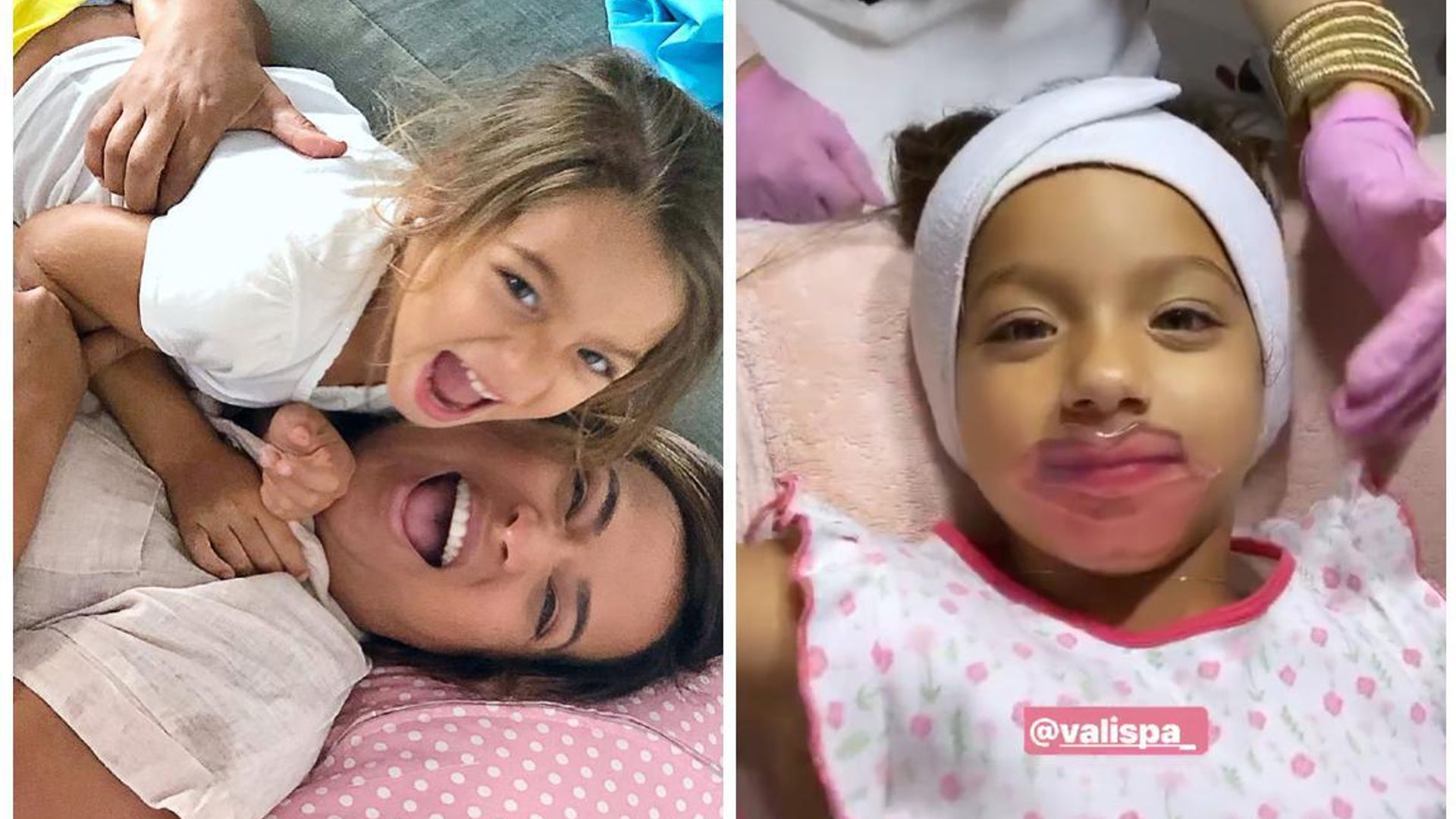 Alaïa, la hija de Adamari López, es la más consentida en su día de spa