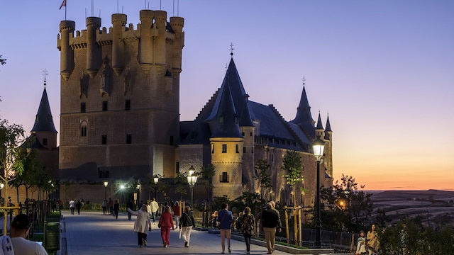 segovia noche patrimonio alcazar segovia