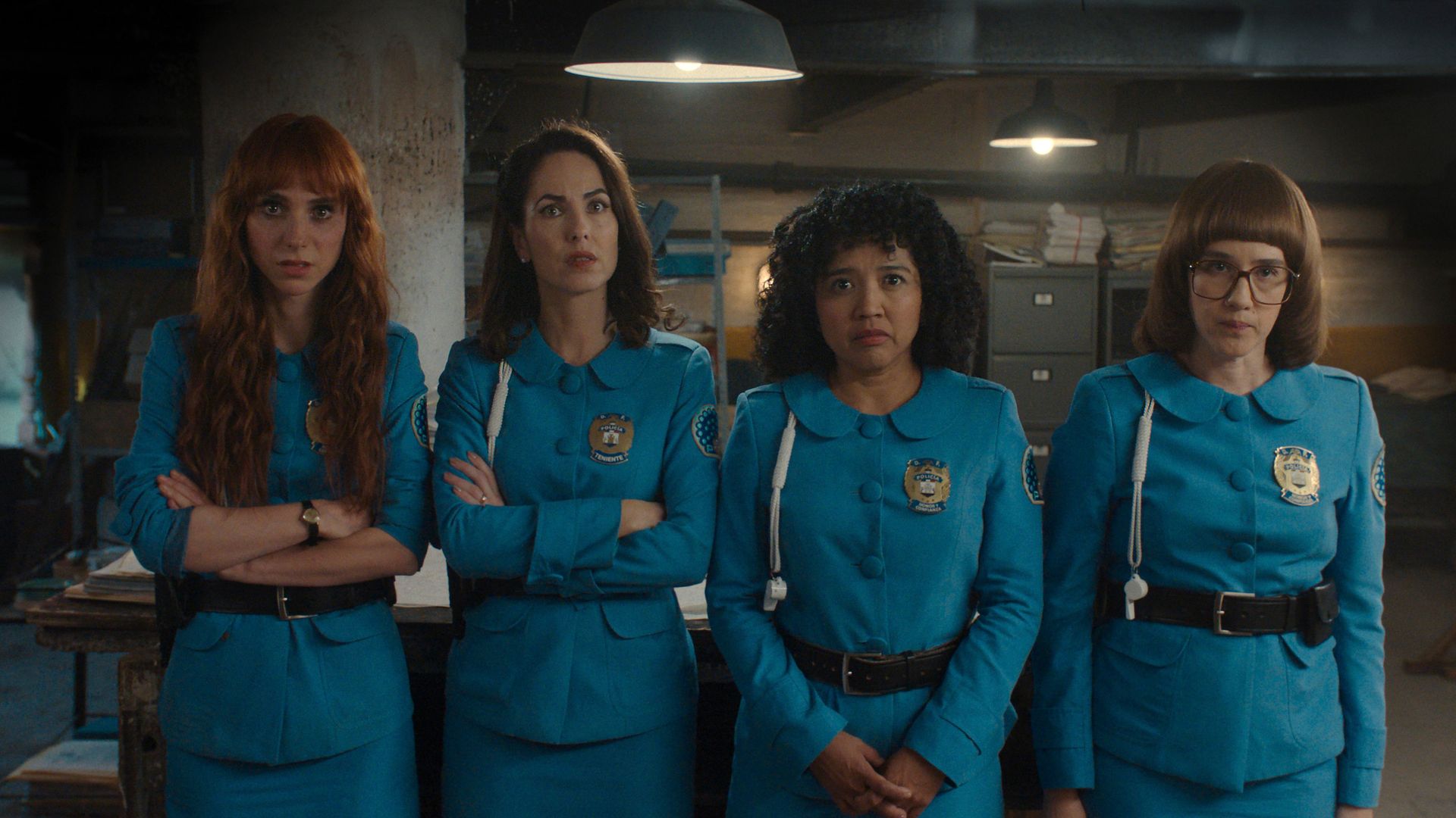 Natalia Téllez, Bárbara Mori, Amorita Rasgado y Ximena Sariñana en 'Las Azules'.