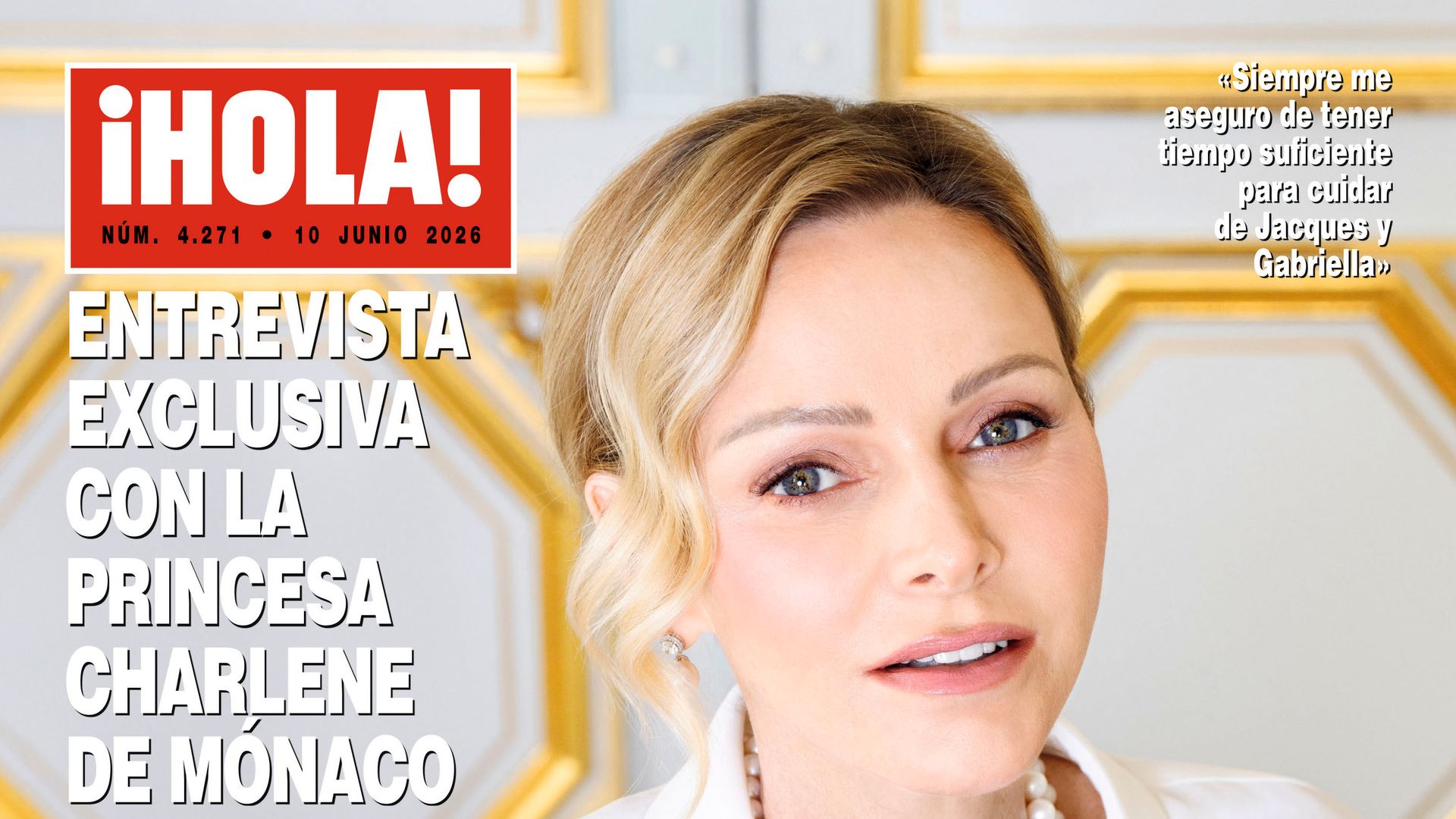 Charlene de Mónaco en la portada de ¡HOLA!