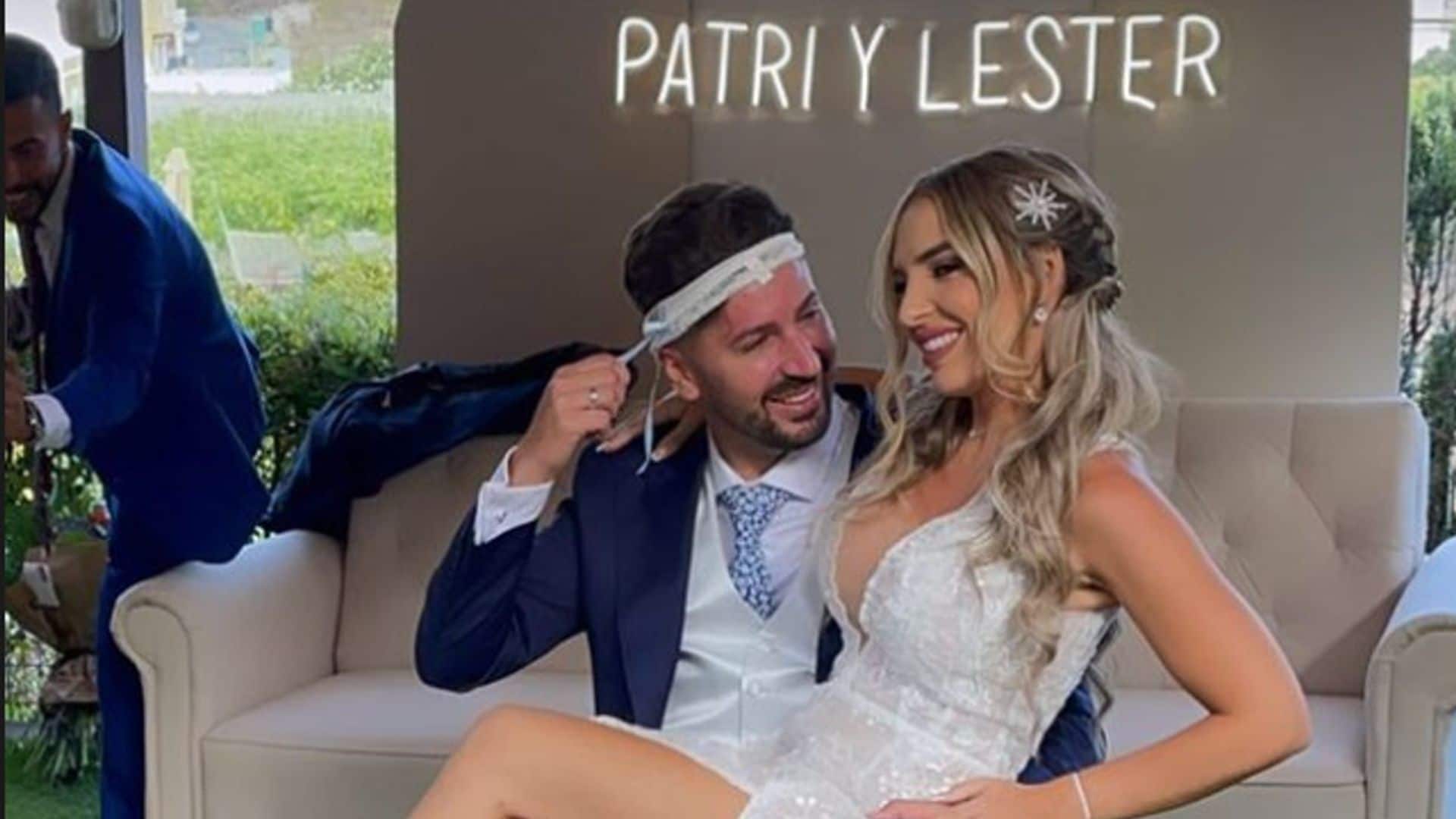 Patri y Lester, tentadora y concursante de 'La isla de las tentaciones', se dan el 'sí, quiero'
