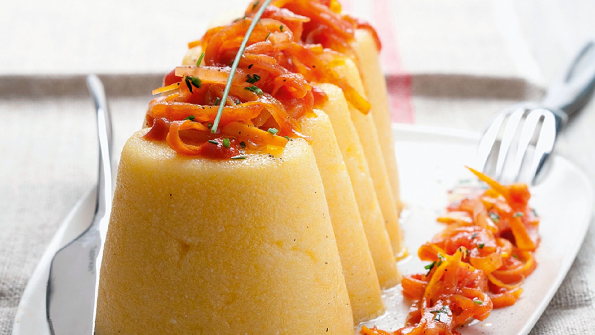 Flanes veganos de pimientos y patatas