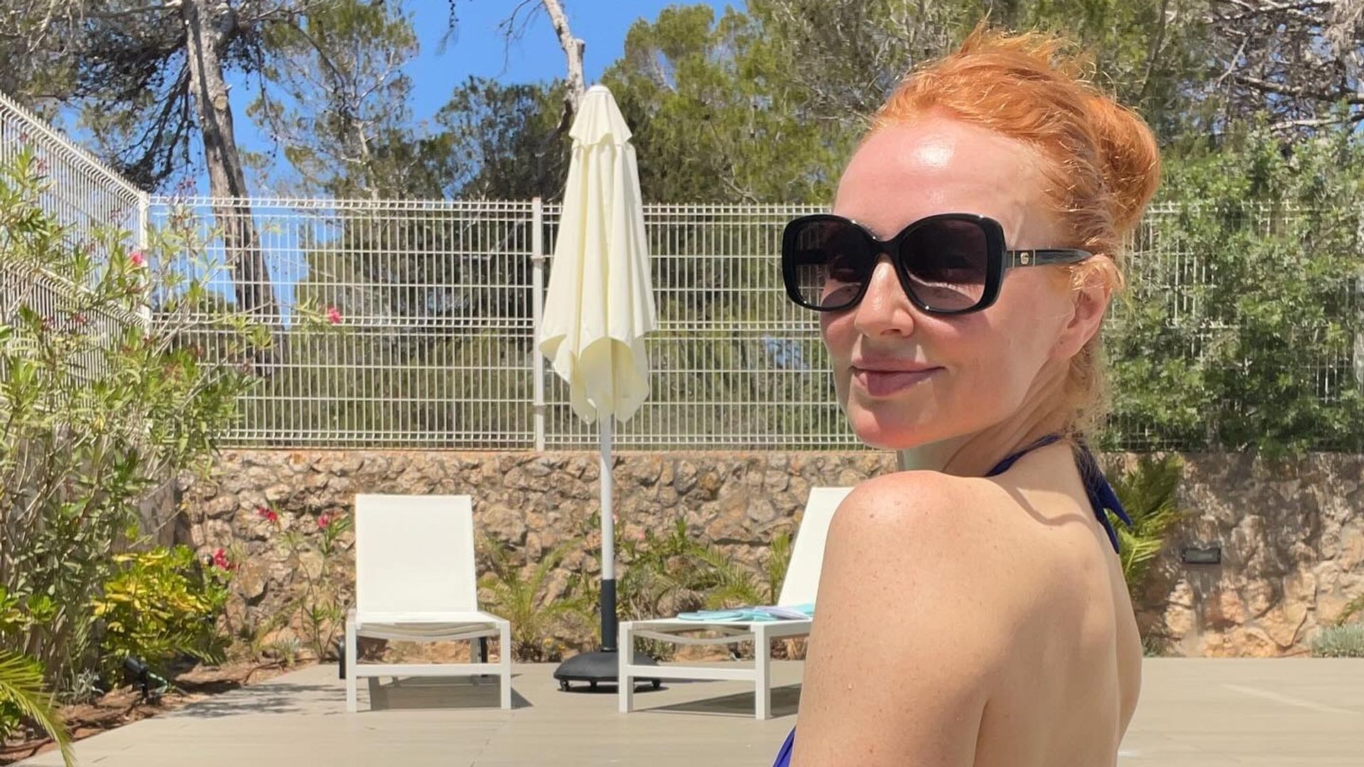 Cristina Castaño, posando en bikini