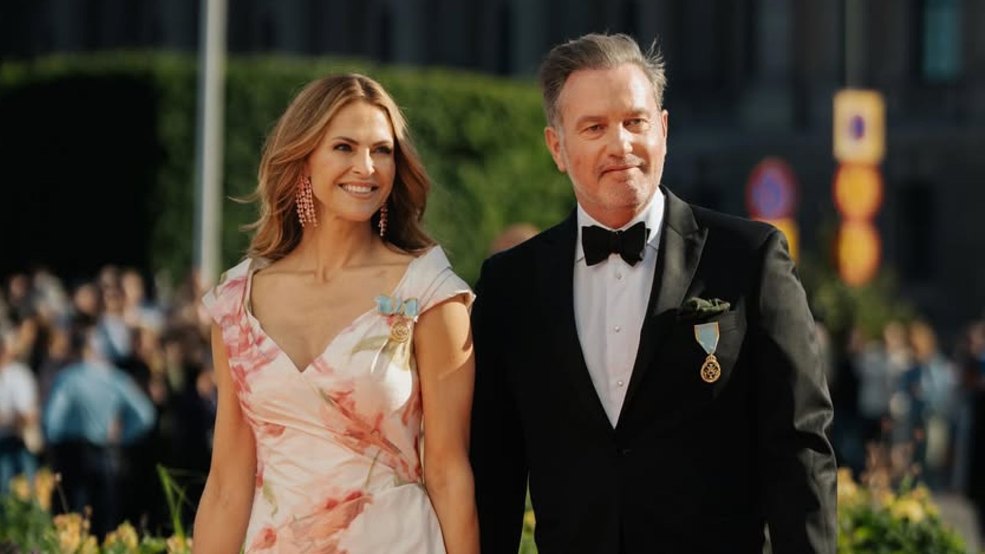 La princesa Magdalena de Suecia con vestido de gala en las celebraciones de las bodas de oro de los reyes Carlos Gustavo y Silvia, 2026.