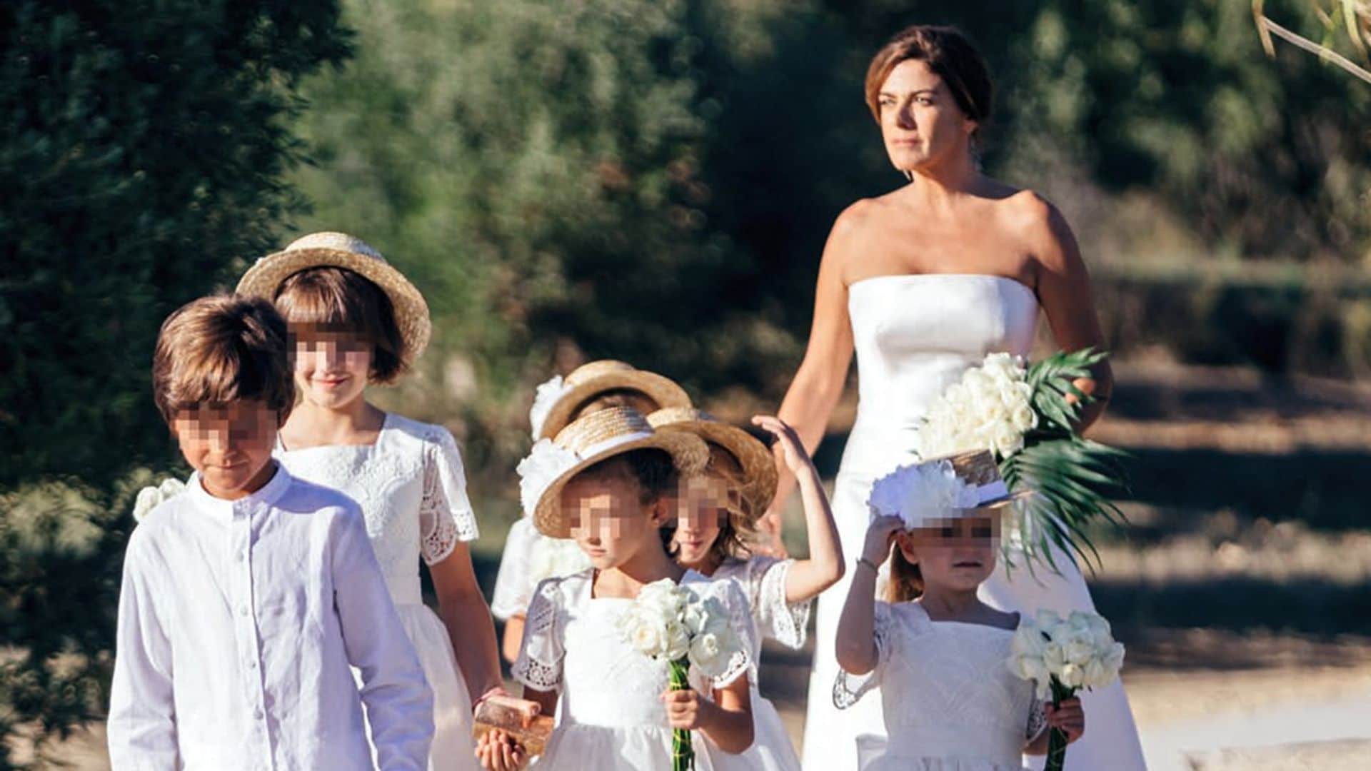 Así son los dos vestidos de novia que llevó Joana Lemos en su boda con Lapo Elkann