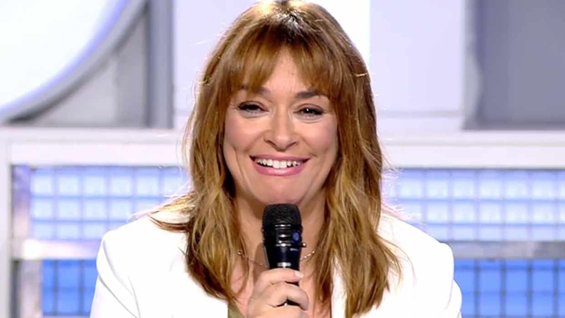 Toñi Moreno regresa a la tele, un mes y medio después de ser mamá: '¡Qué ganas tenía de veros!'