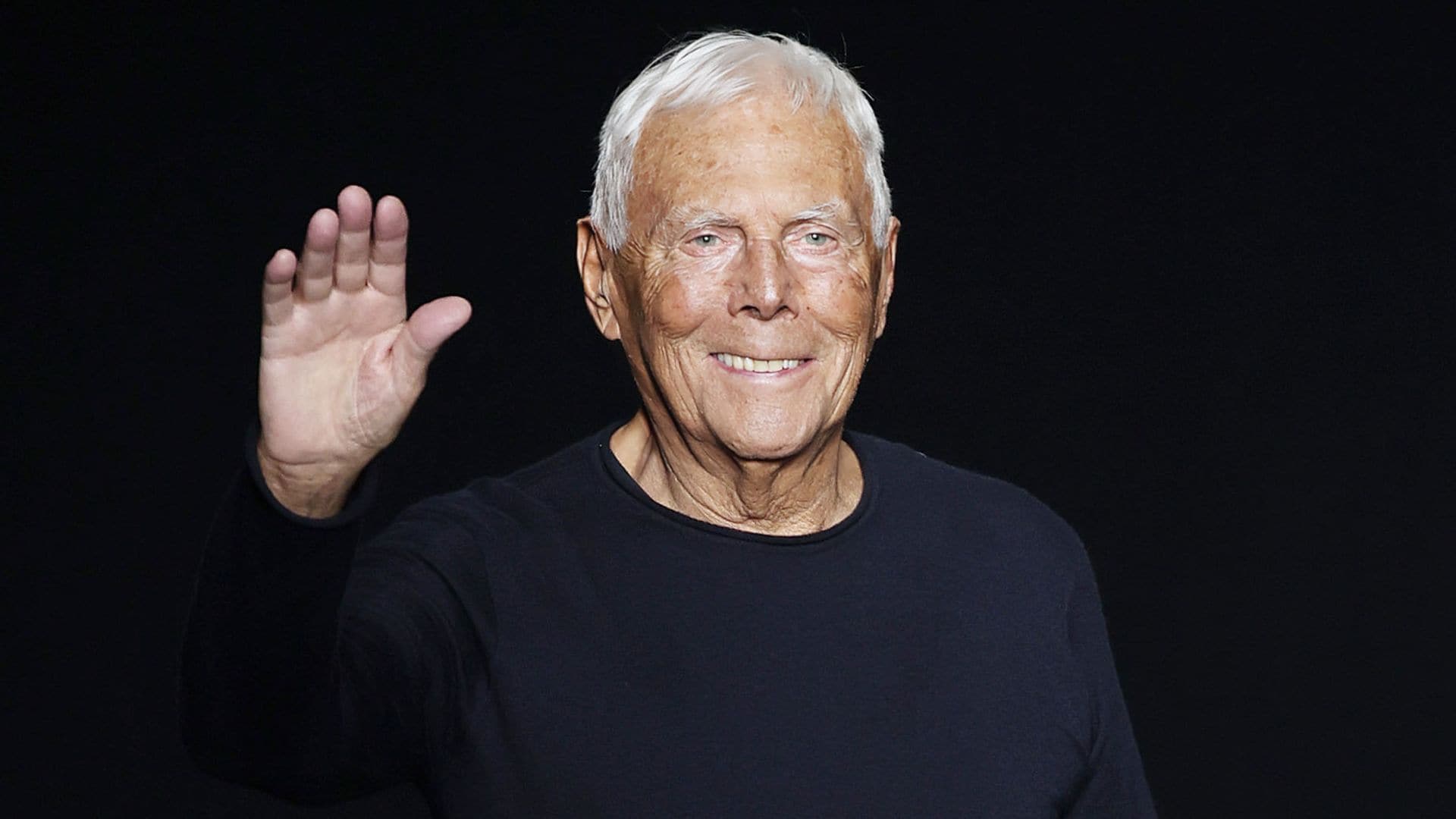 Giorgio Armani en una de sus últimas apariciones