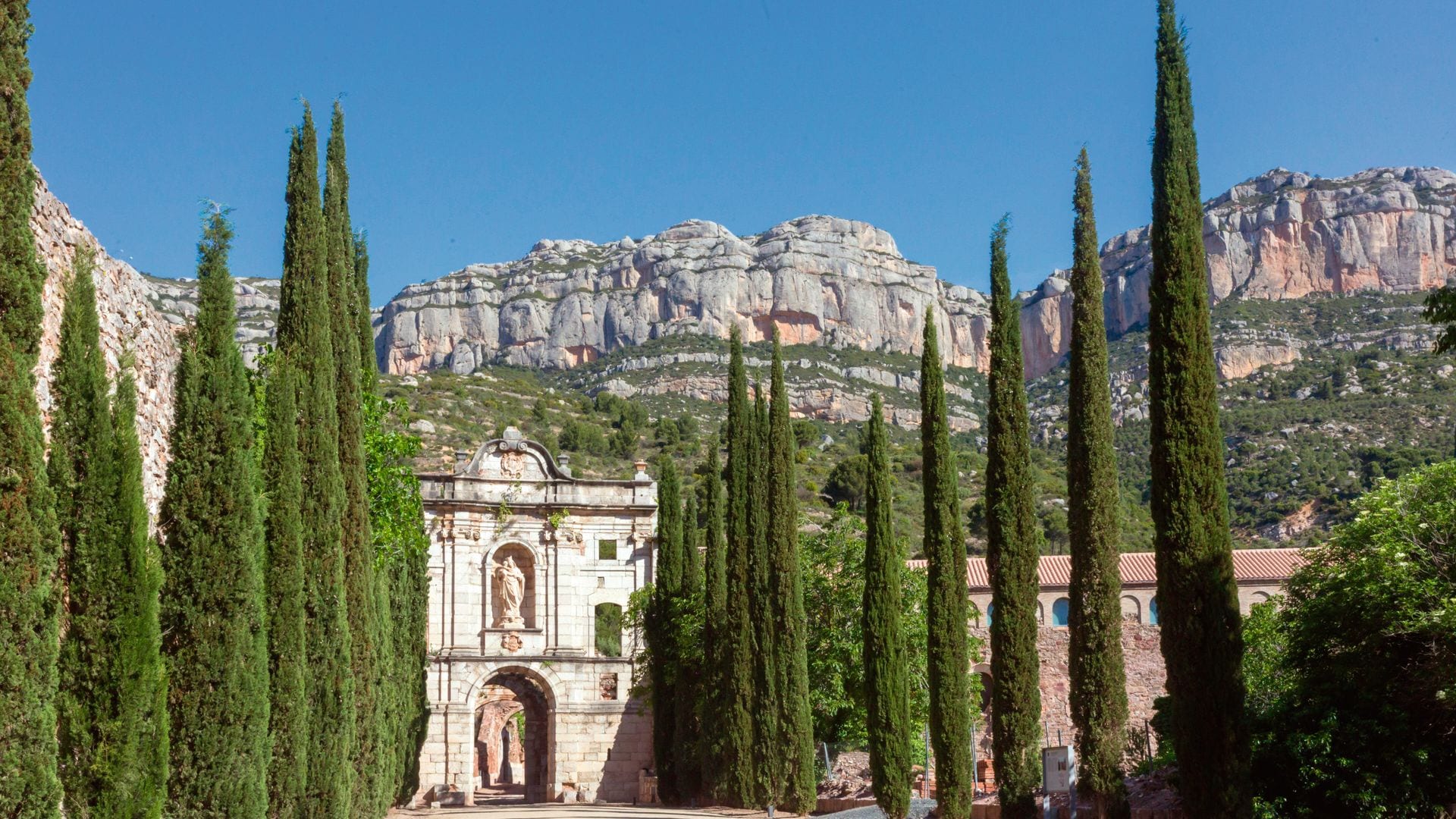 Restos de la cartuja d’Escaladei en El Priorat