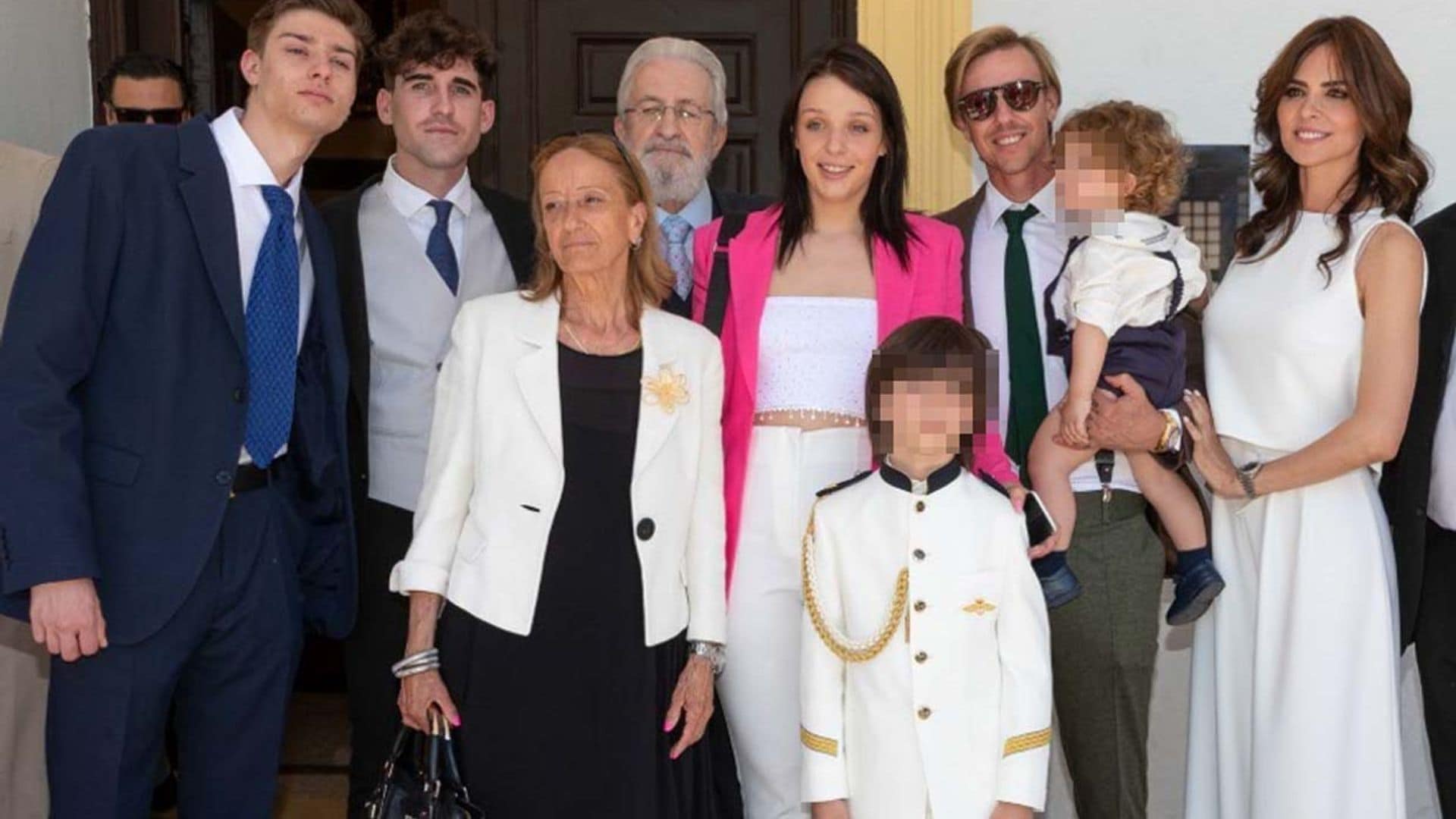 Así es la familia numerosa de Guti, que acaba de convertirse en abuelo