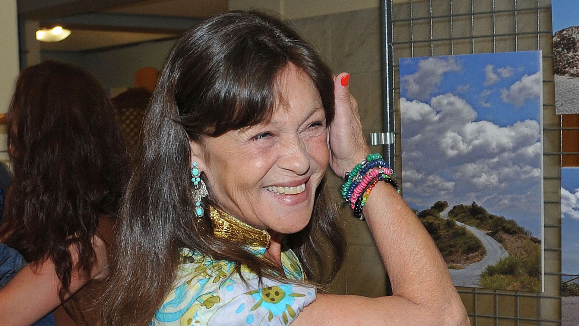 Pepa Flores durante la presentación de la exposición 'De Málaga al cielo', en 2012
