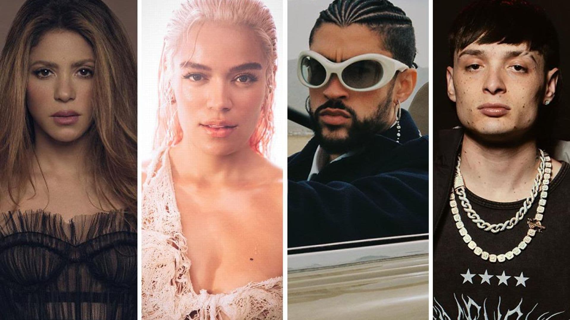 Shakira, Karol G, Bad Bunny y Peso Pluma encabezan la lista de finalistas de los Billboard Latin Music Awards 2023