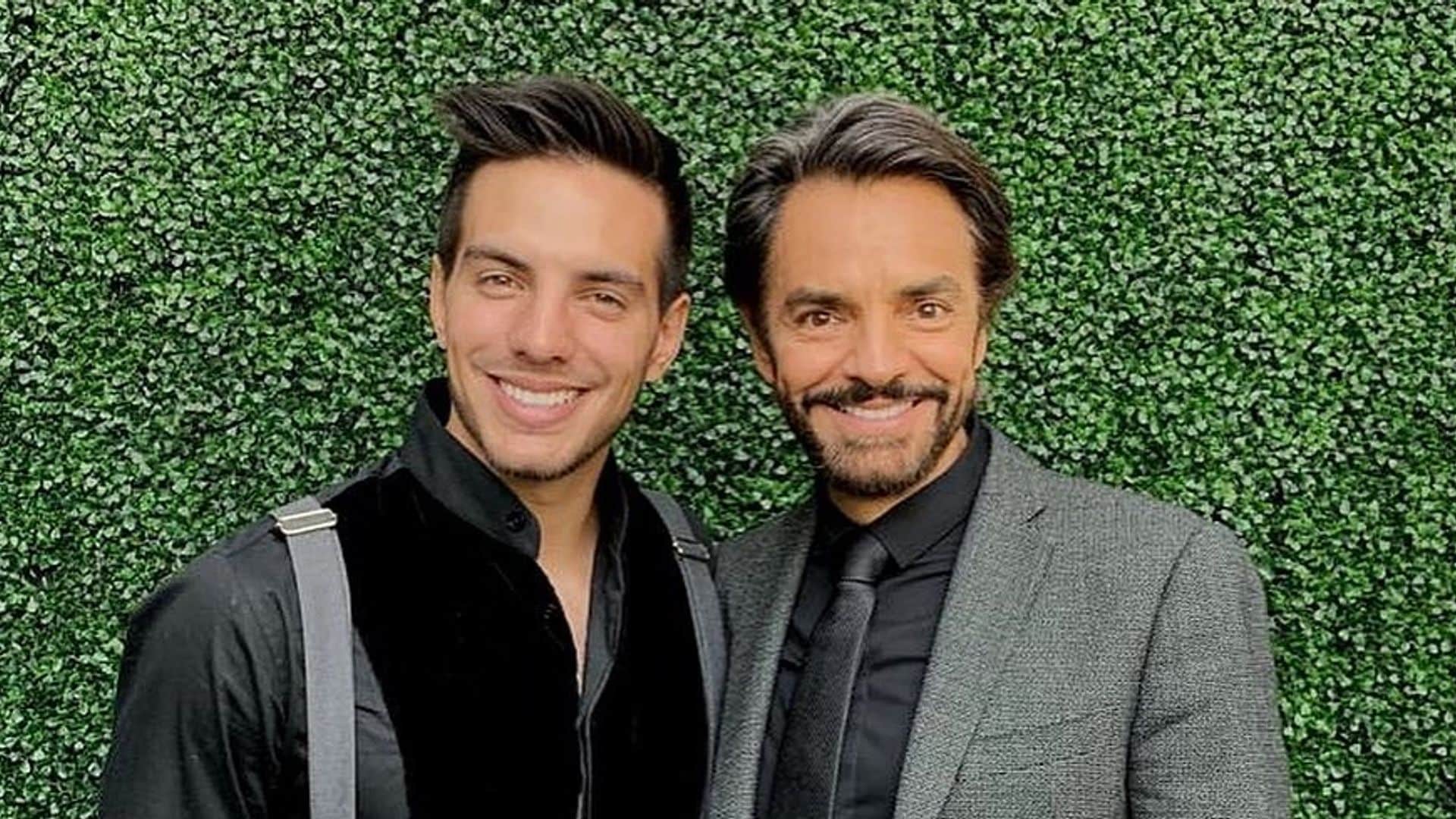 Vadhir Derbez y Eugenio Derbez.