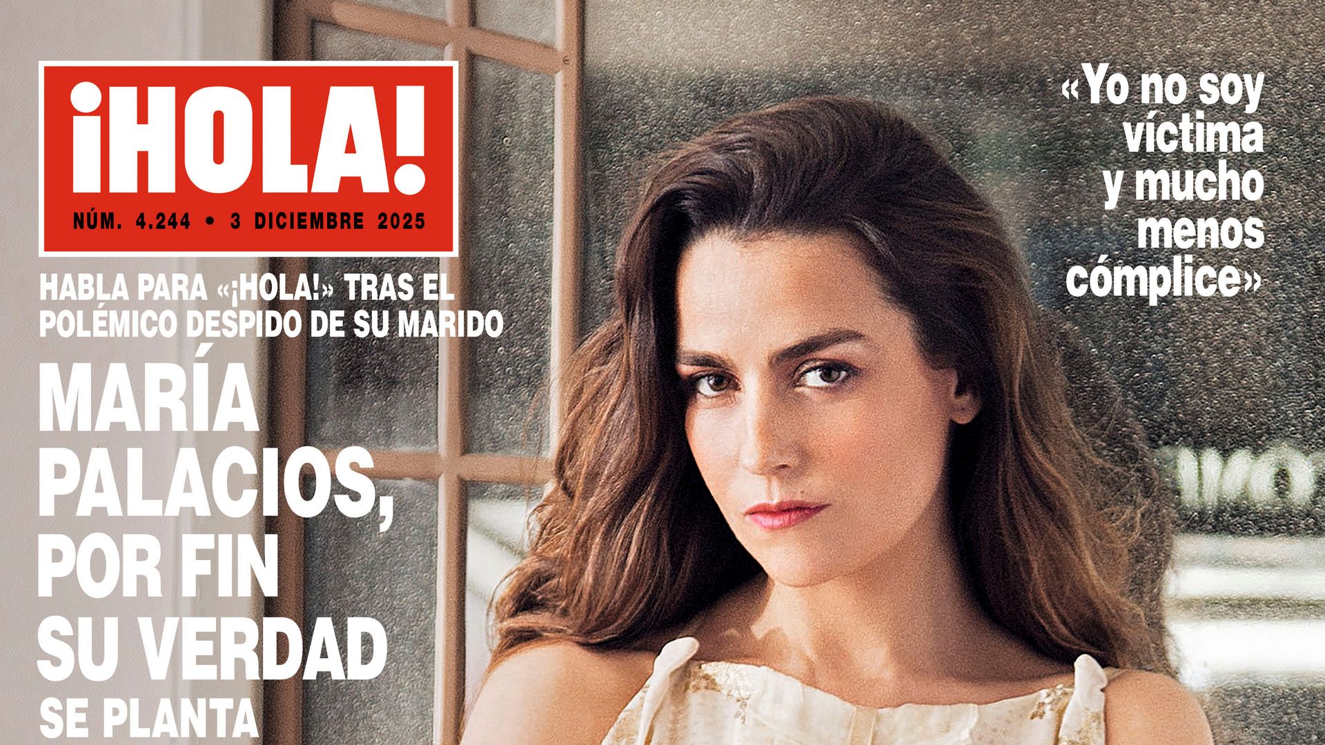 María Palacios en la portada de ¡HOLA!