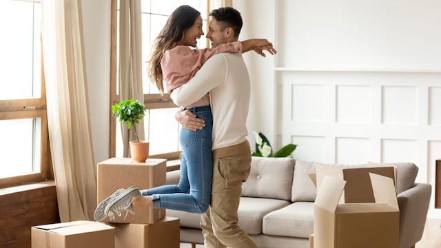pareja feliz