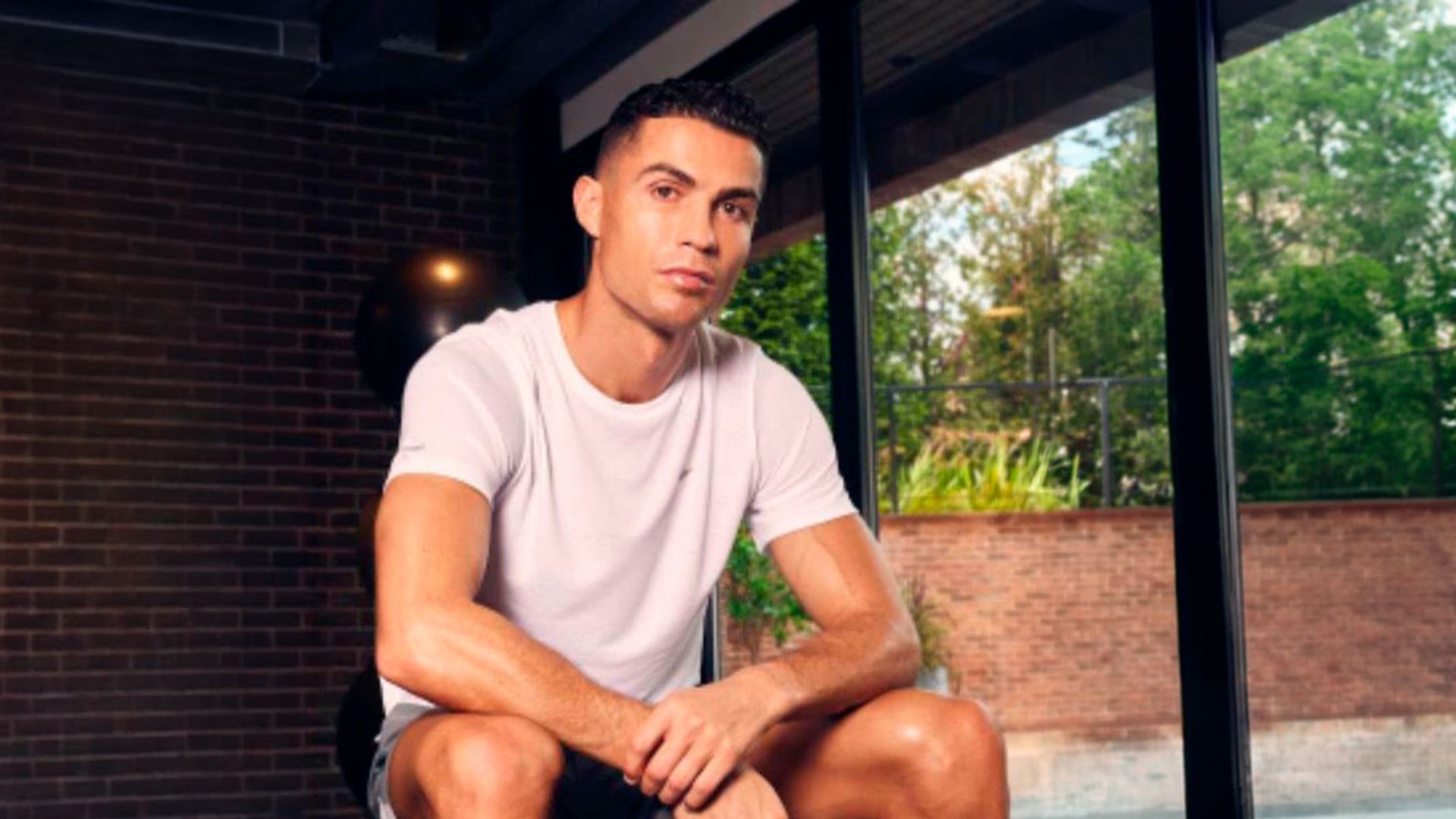 Cristiano Ronaldo en el gimnasio