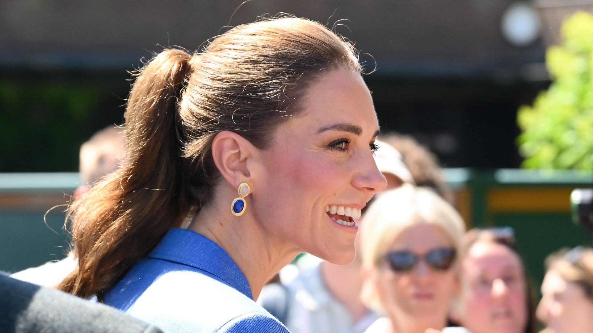Kate Middleton asiste a la cuarta jornada del Campeonato de Wimbledon 2026, celebrado en el All England Lawn Tennis and Croquet Club, el 2 de julio de 2026, en Londres, Inglaterra.