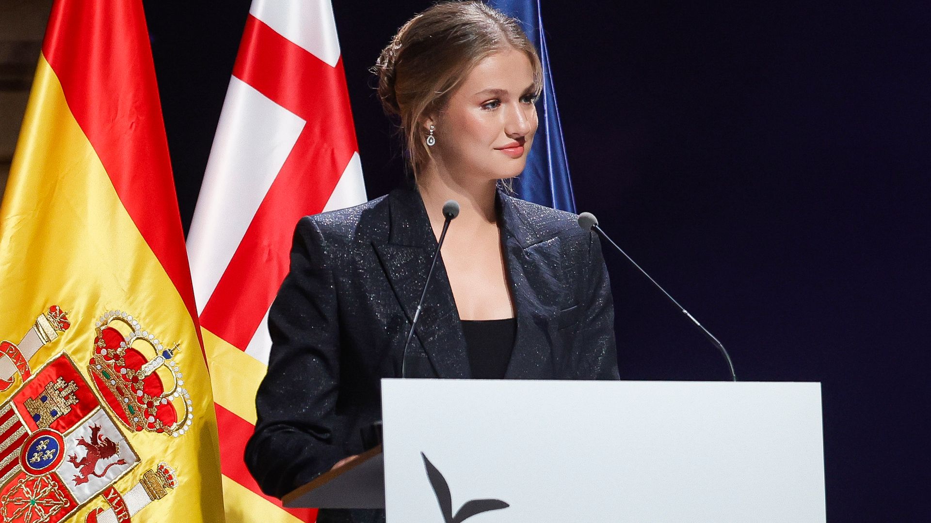 El discurso de Leonor con tributo a Barcelona y guiño a los Princesa de Asturias