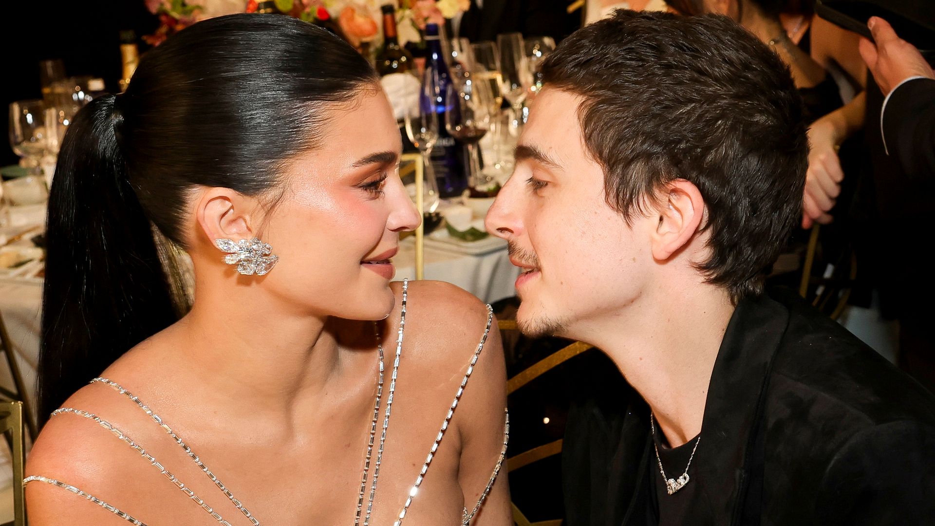  Kylie Jenner y Timothée Chalamet derocharon miel en los Golden Globes 2026.