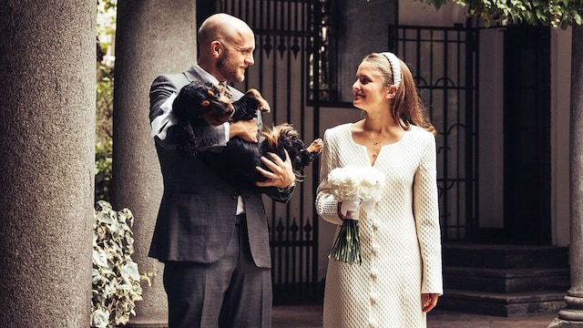 El vestido de novia de Matilde Ferri, familia de Beatrice Borromeo