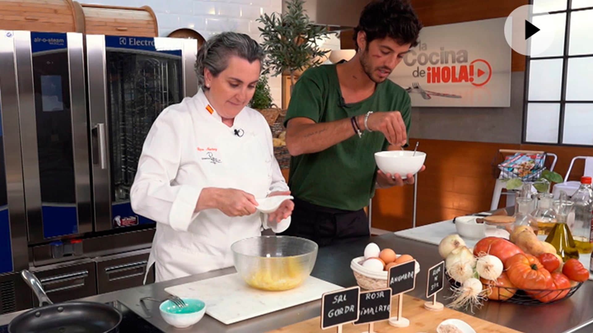jorge brazalez pepa munoz cocina hola tv tortilla patatas ensalada