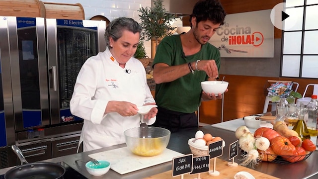 jorge brazalez pepa munoz cocina hola tv tortilla patatas ensalada