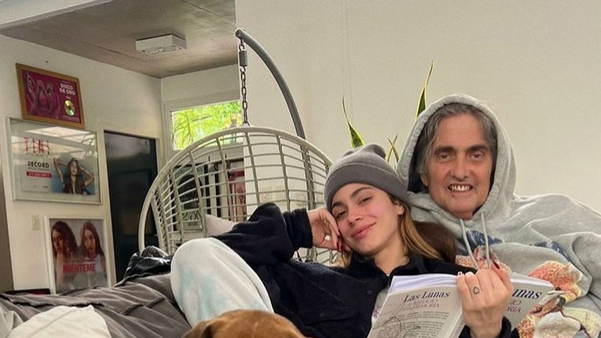 Tini y su padre Alejandro