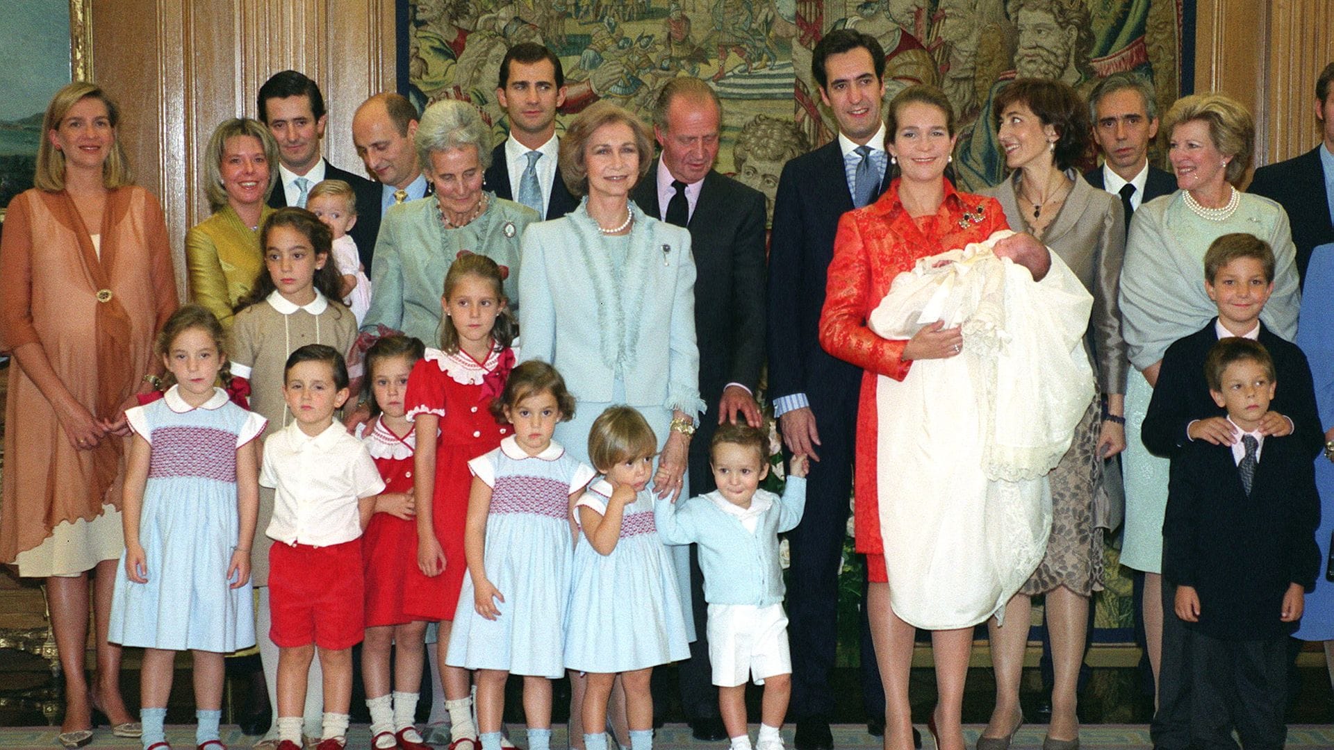 Bautizo de Victoria Federica, la hija de la ia Infanta Elena y Jaime de Marichalar