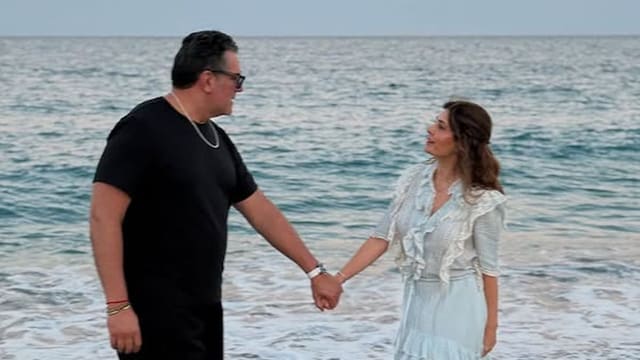 Mayrín Villanueva y Eduardo Santamarina