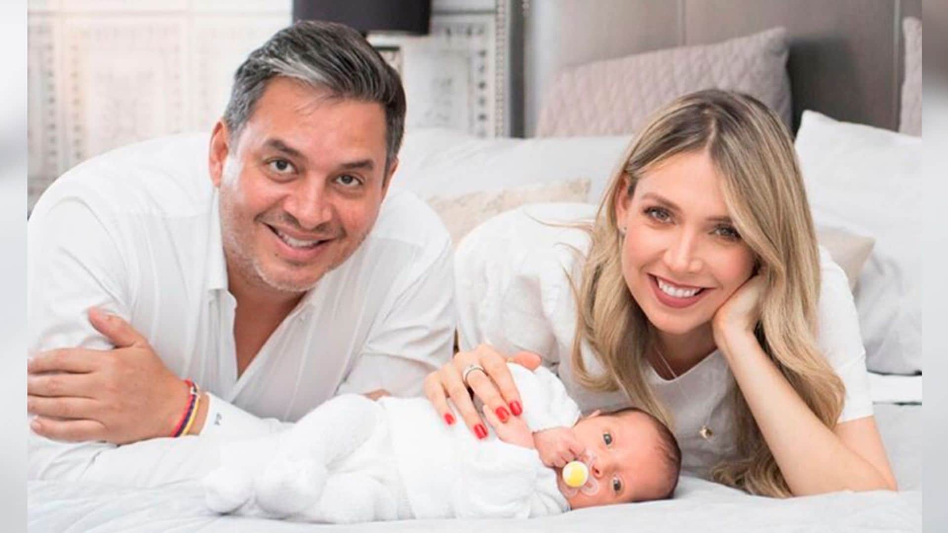 Daniel Sarcos y Alessandra Villegas ¡ponen a su bebé a bailar!