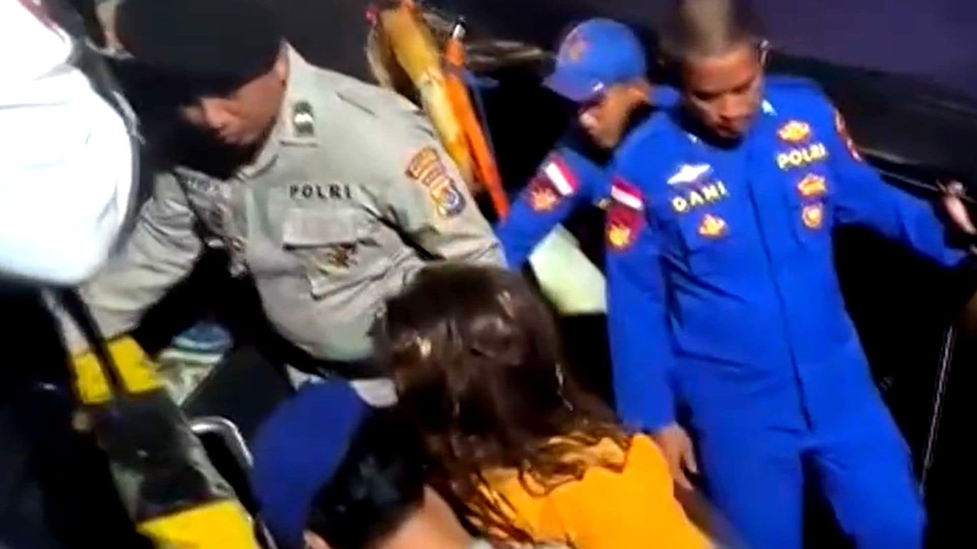 Imágenes de los rescatados tras el naufragio