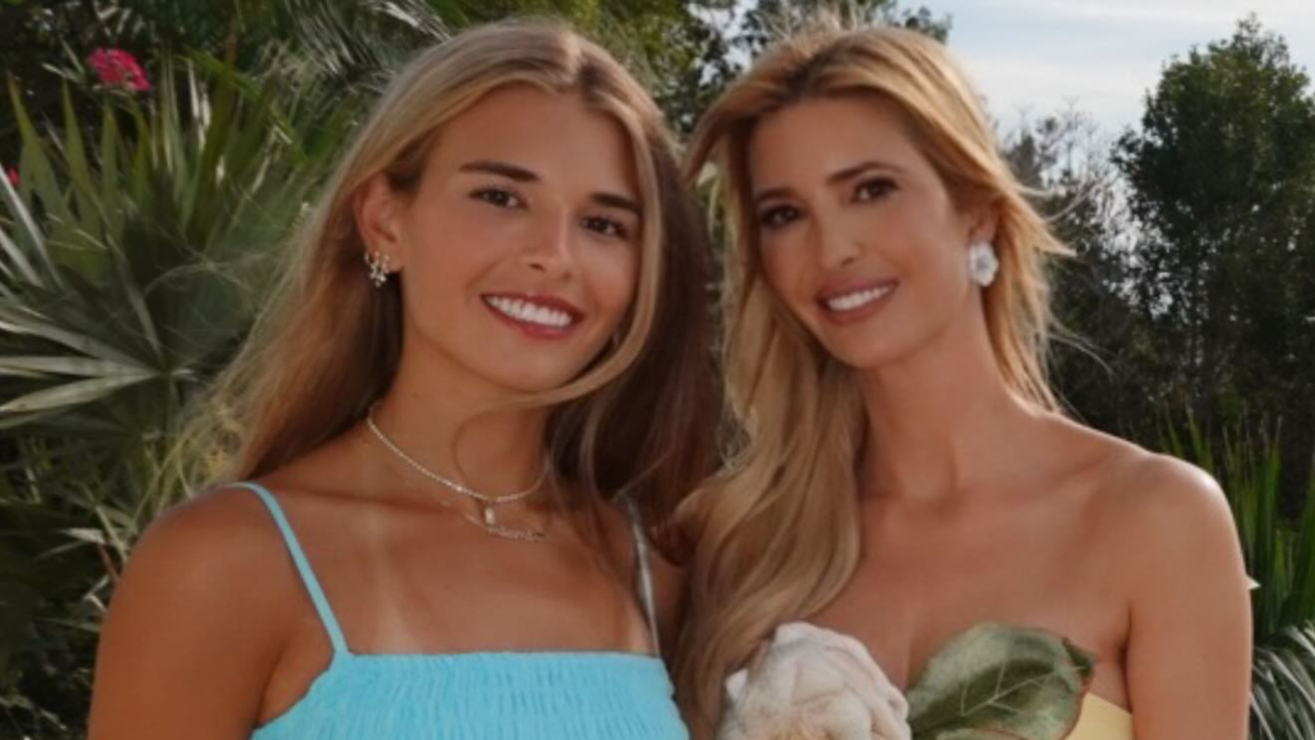 Ivanka Trump y su sobrina Kai juntas en Las Bahamas.