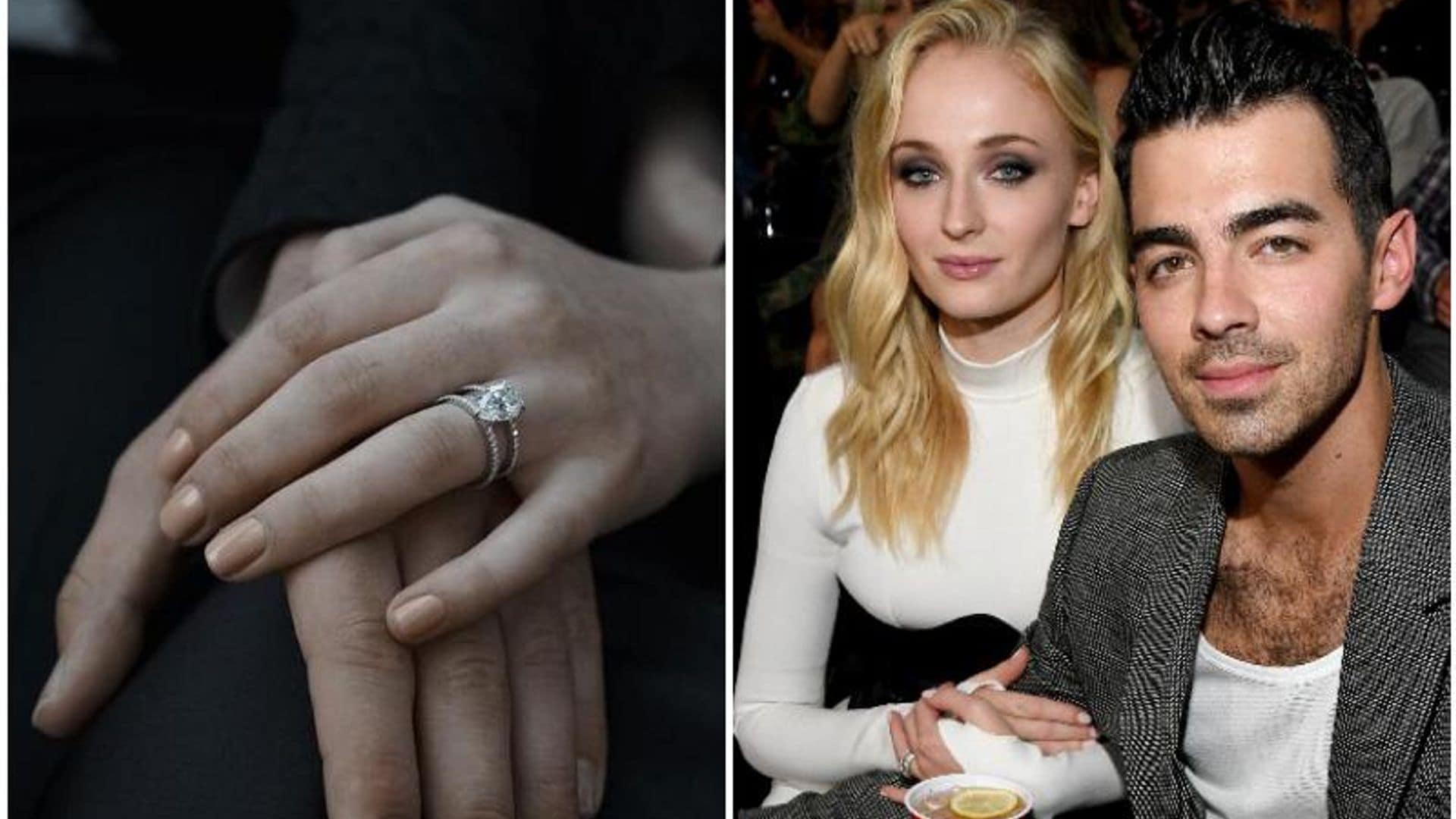 Sophie Turner y los 12 anillos de compromiso más hermosos de la celebrities