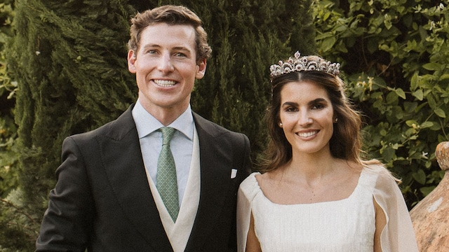Nacho López-Quesada y Maru Loscertales Beca el día de su boda