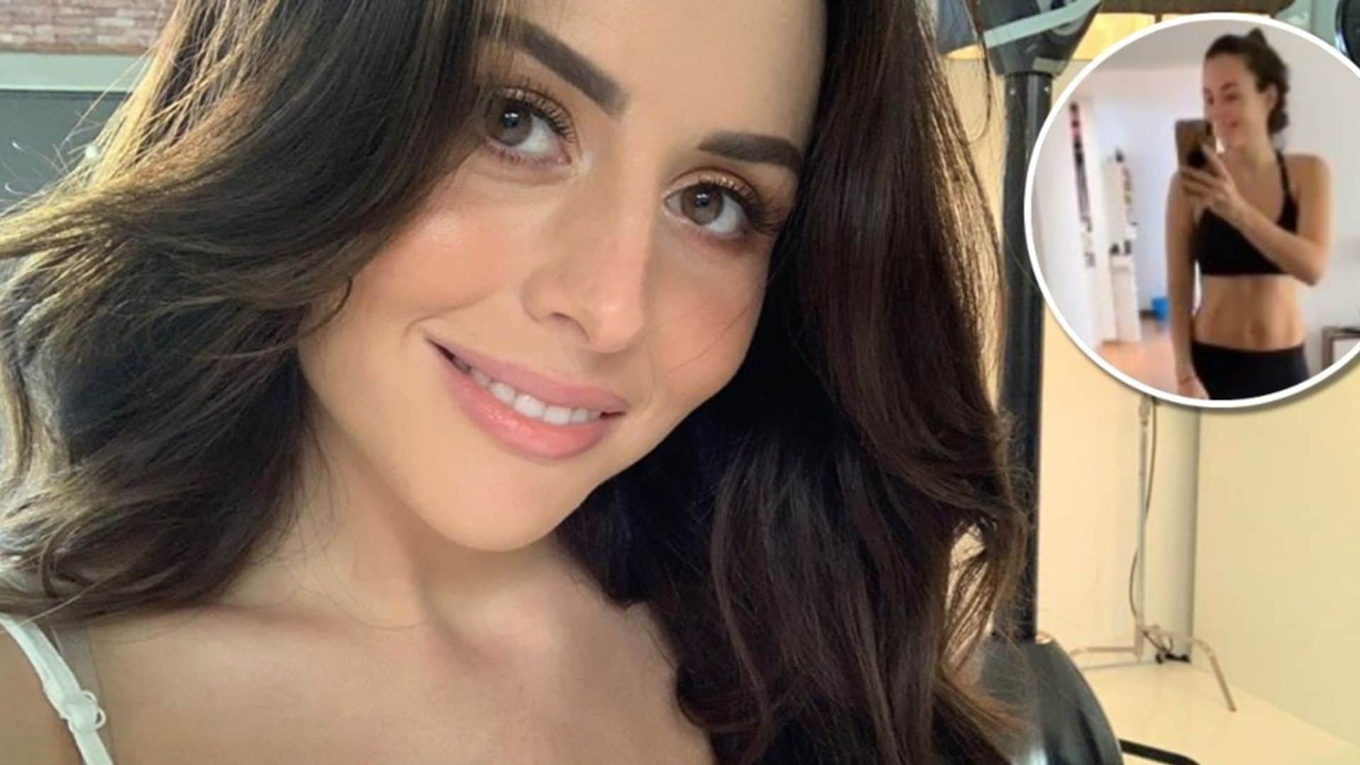 Zuria Vega presume su vientre plano a menos de dos meses de haber dado a luz