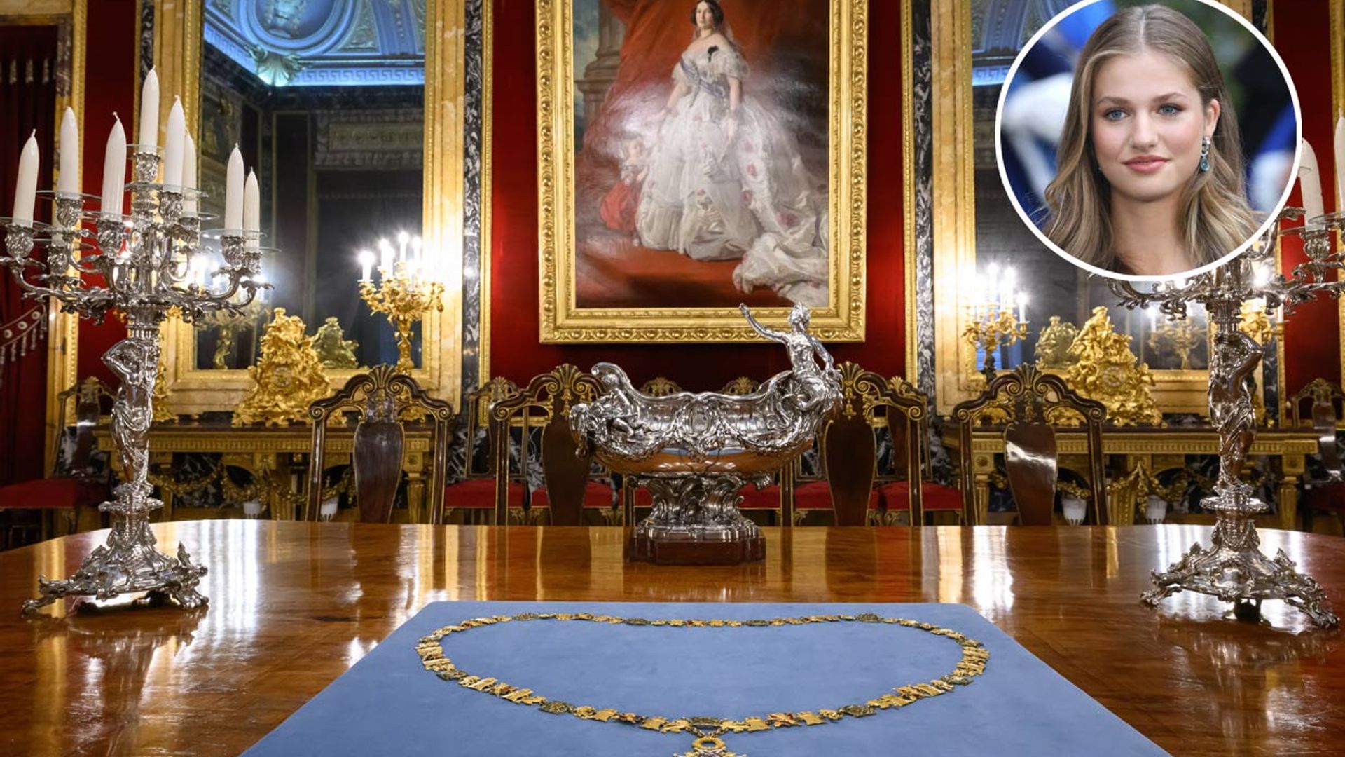 Todos los simbolismos y mensajes que esconde el collar de Carlos III que va a recibir la princesa de Asturias