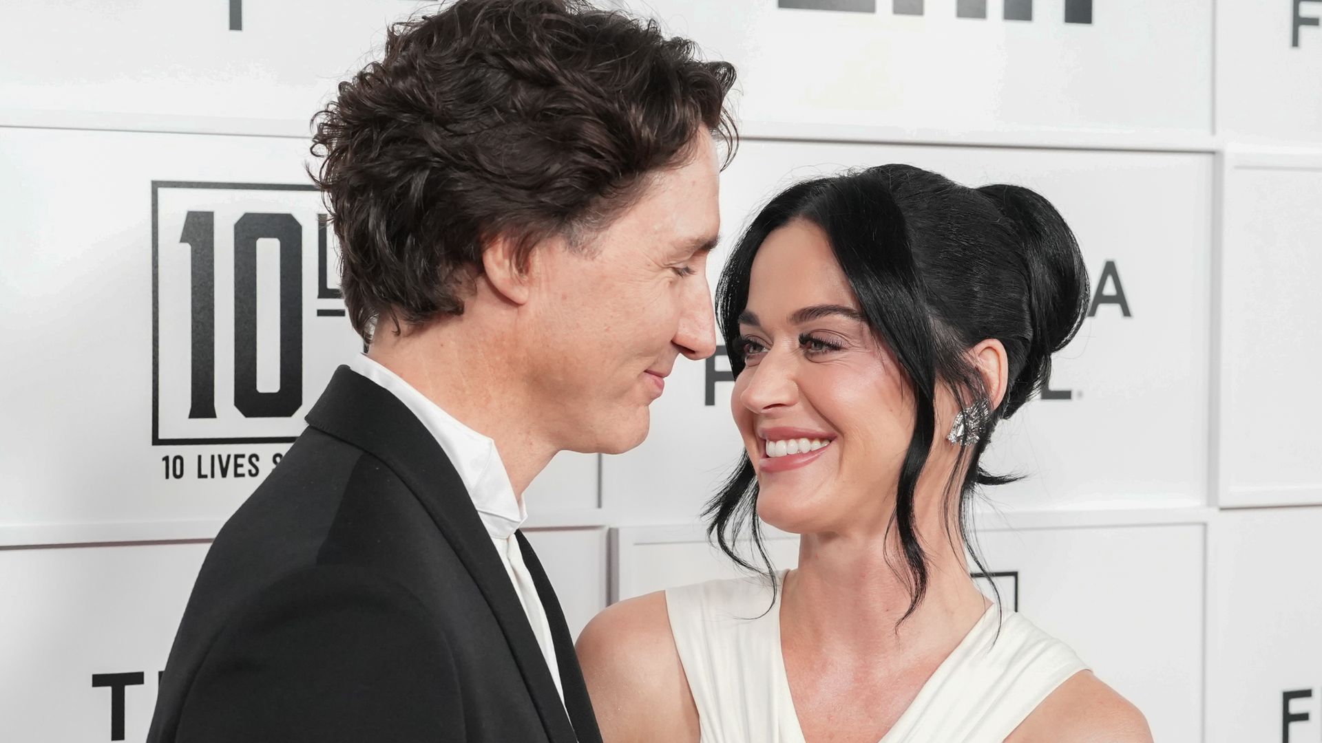 Justin Trudeau y Katy Perry en el Tribeca Festival 2026.