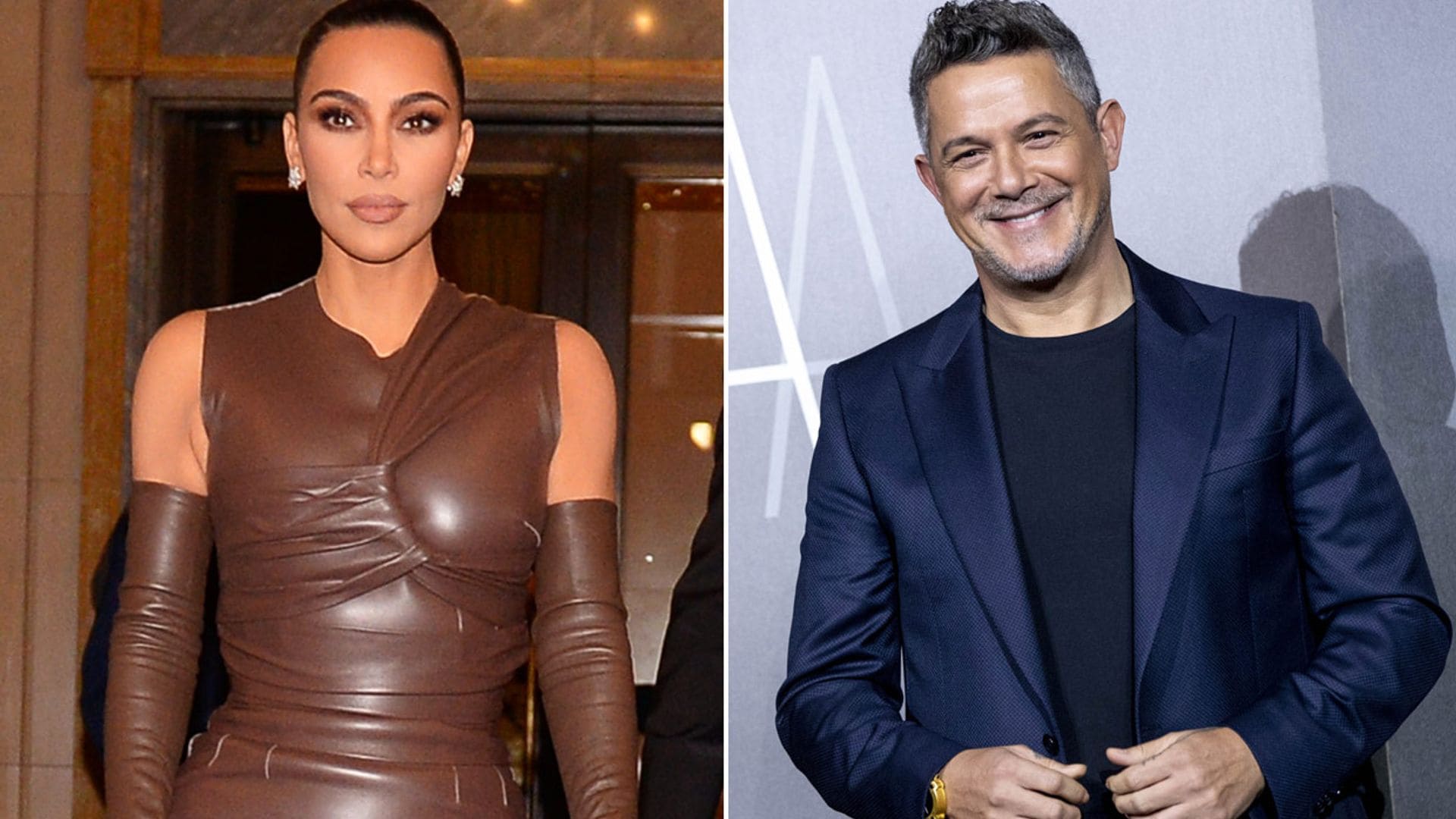 Alejandro Sanz tiene un pasado con Kim Kardashian... ¡y lo demuestra con una foto!