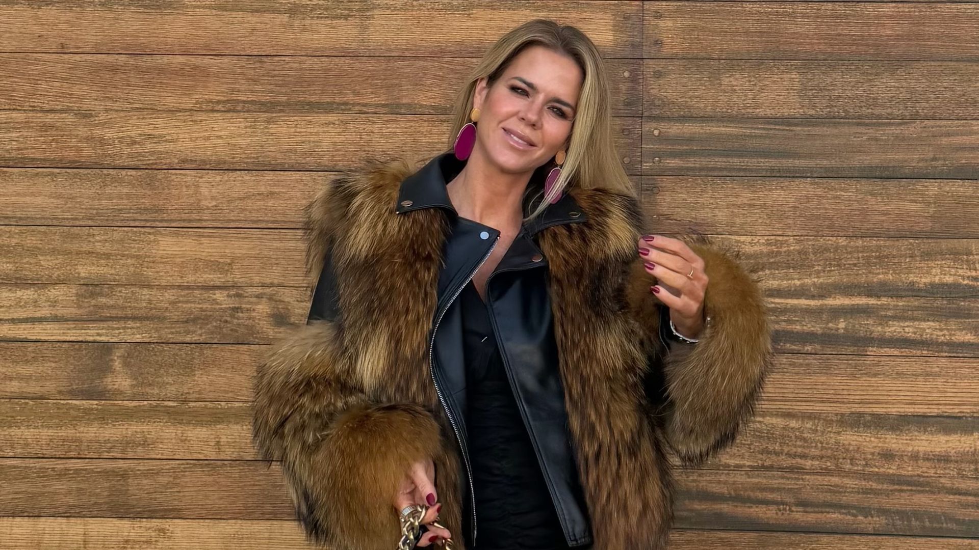 Amelia Bono de cumpleaños en Madrid con un look de otoño