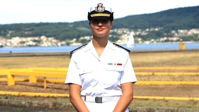 Leonor en la Escuela Naval de Marín