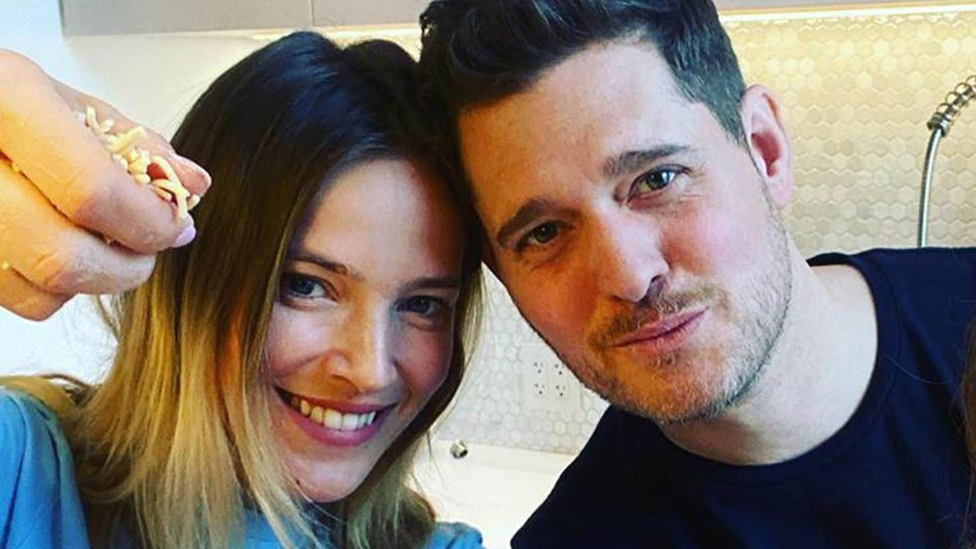 Luisana Lopilato y Michael Bublé tienen la receta para disfrutar en casa: una deliciosa pasta casera