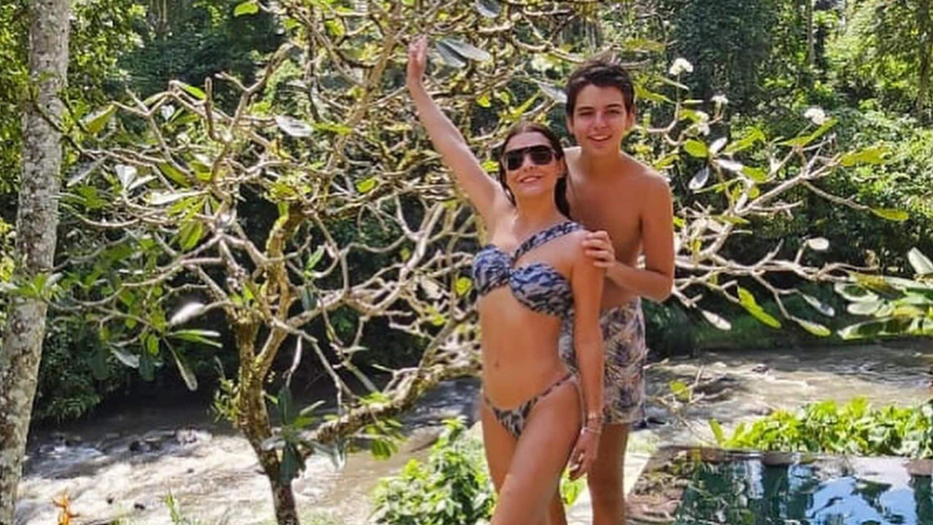 Grettell Valdez y su gran celebración de cumpleaños en Bali junto a su hijo Santino