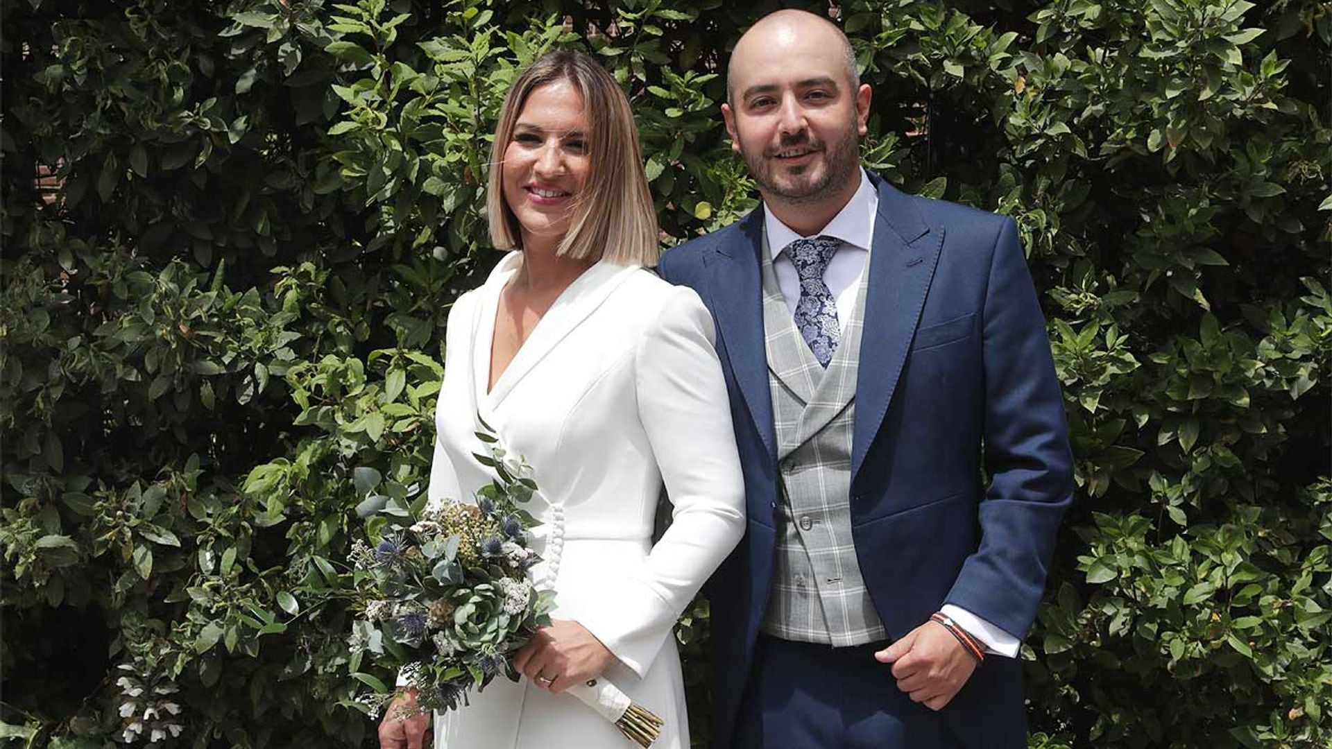 Aarón Guerrero y Salomé Gadea se dan el 'sí, quiero' con su hijo como testigo