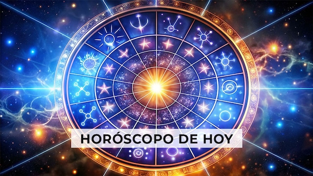 Rueda del horóscopo con los símbolos de los signos del zodiaco