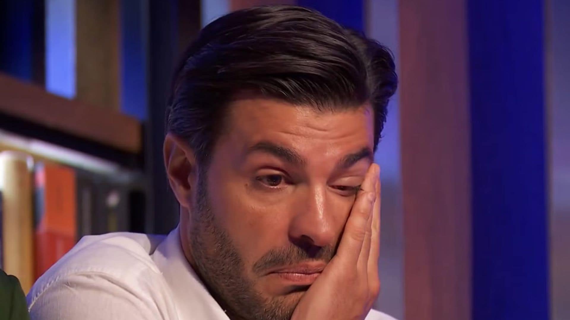 Miguel Torres emocionado en 'MasterChef Celebrity' 