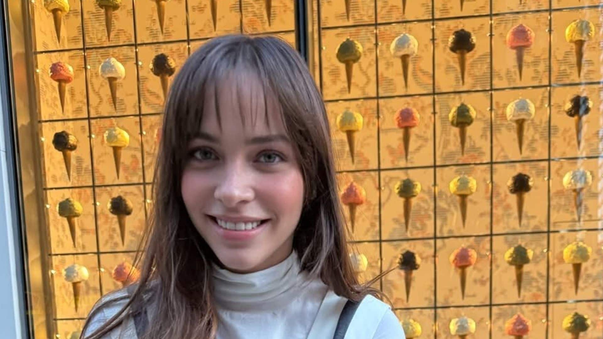 Minnie West compartió imágenes de su encuentro con su sobrina Lúa.