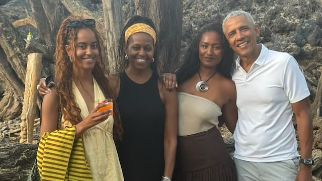 El expresidente Obama comparte una rara foto familiar en el cumpleaños número 24 de su hija Sasha