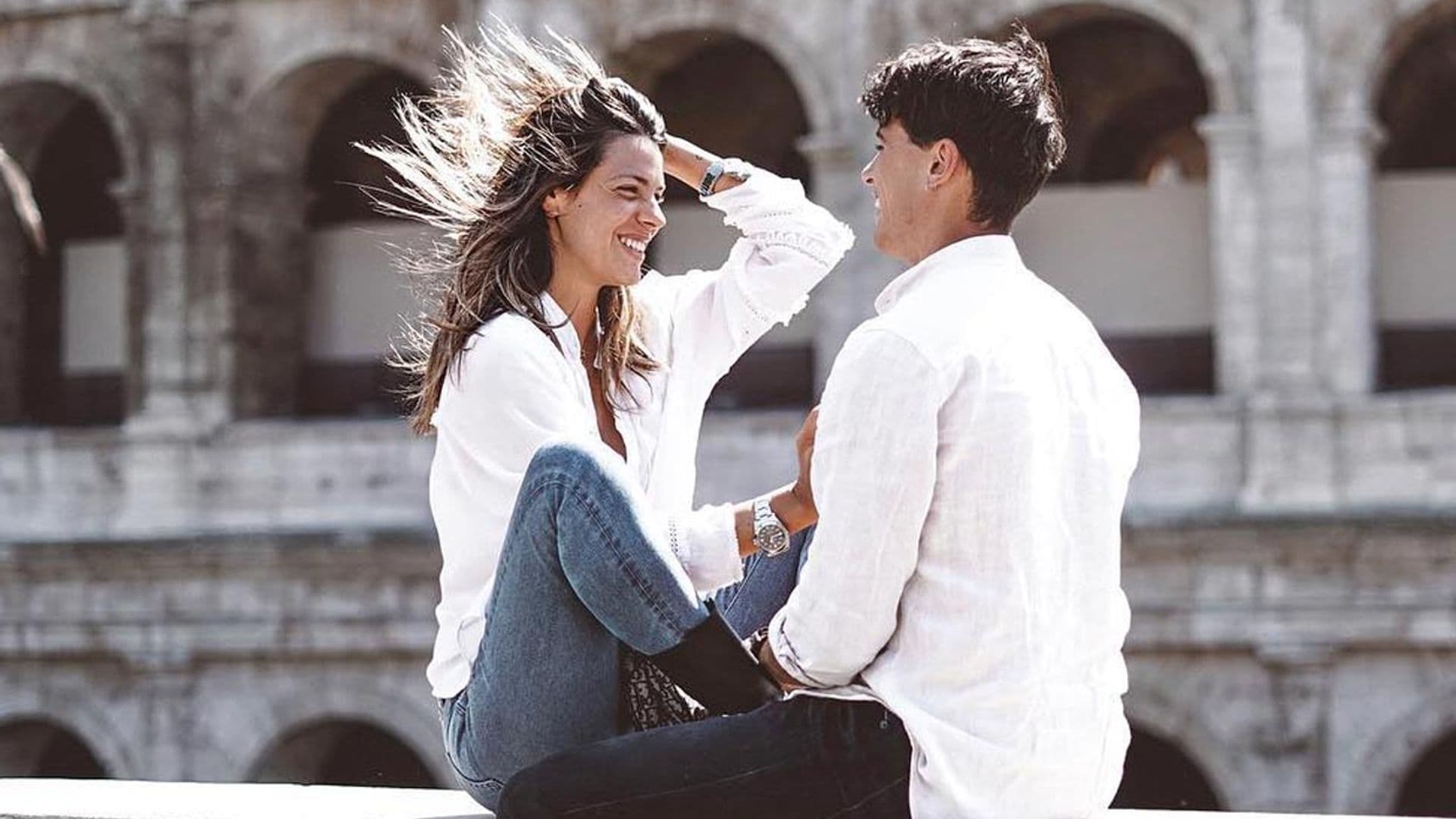Roma, nueva parada del amor 'viajero' de Laura M. Flores y su novio